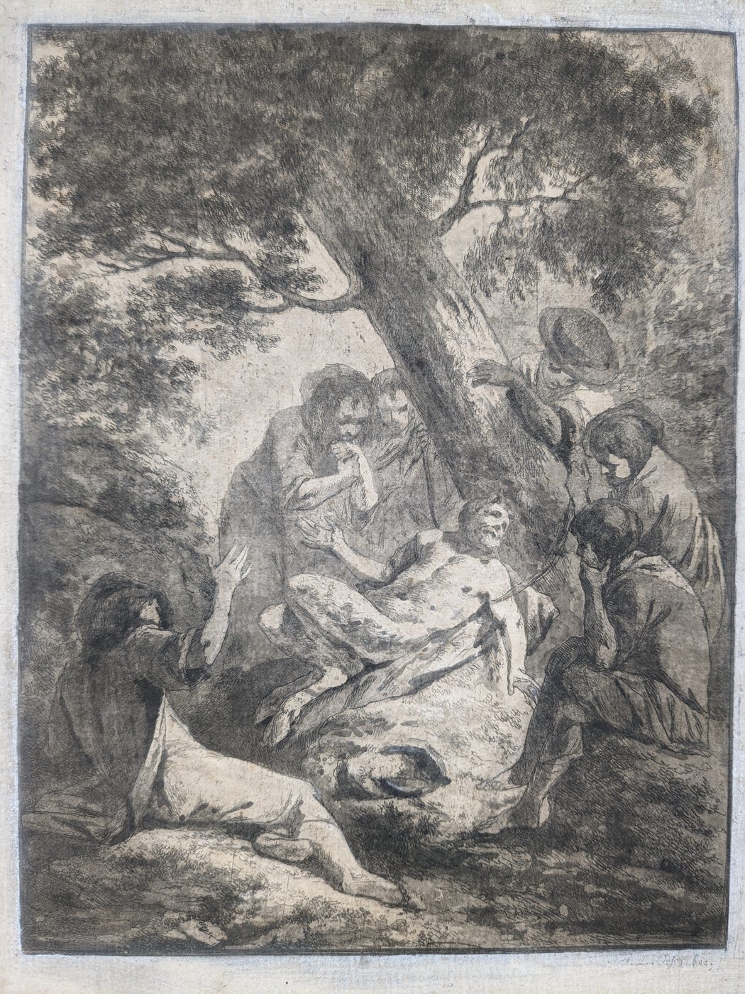 The death of a satyr