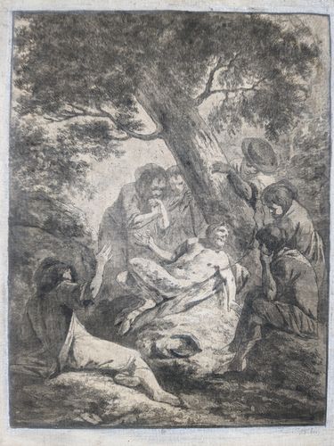The death of a satyr — Adam Friedrich Oeser