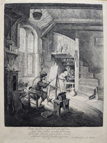The Painter in His Studio — Adriaen van Ostade