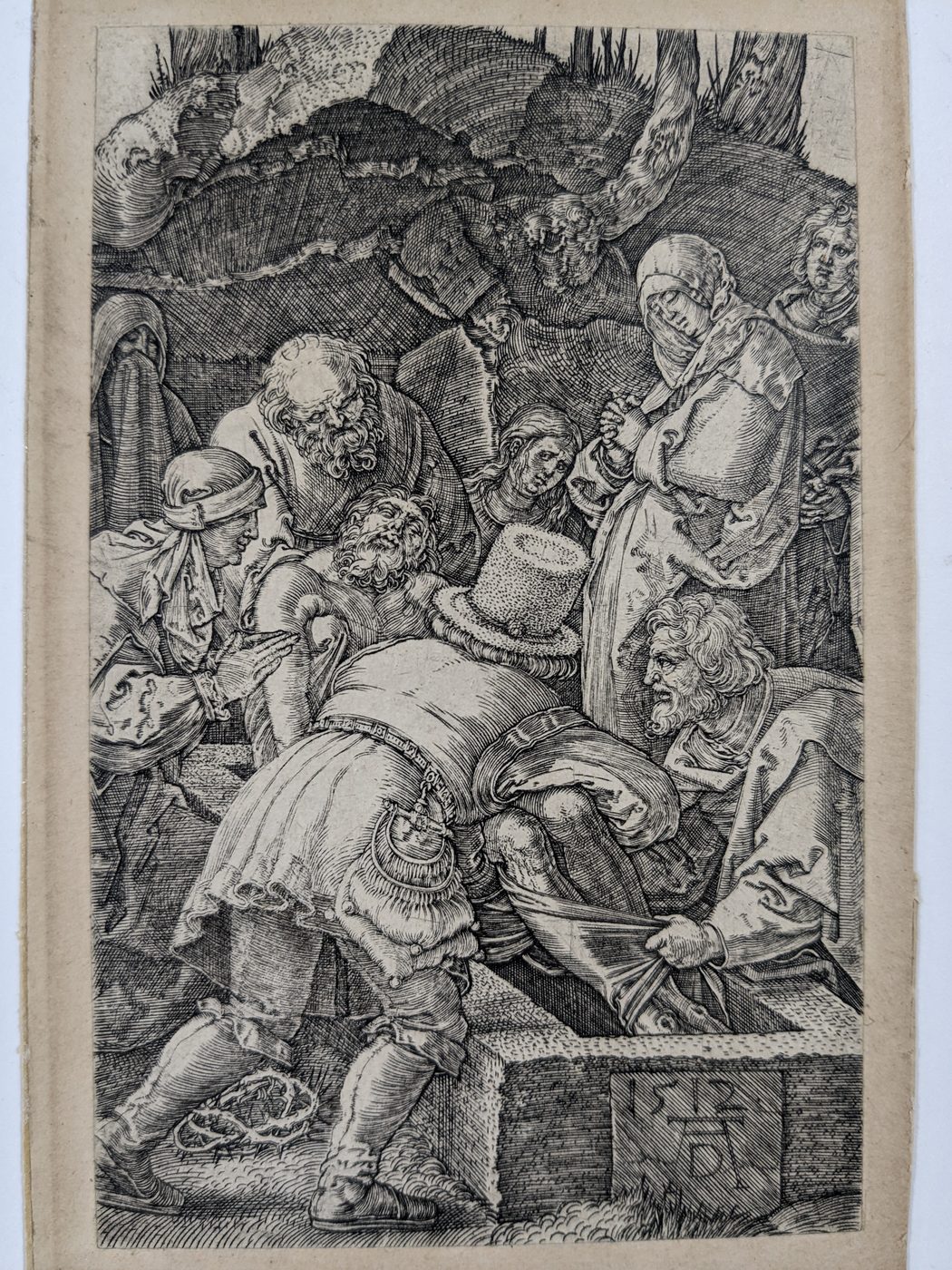 “The Entombment” (The Engraved Passion)