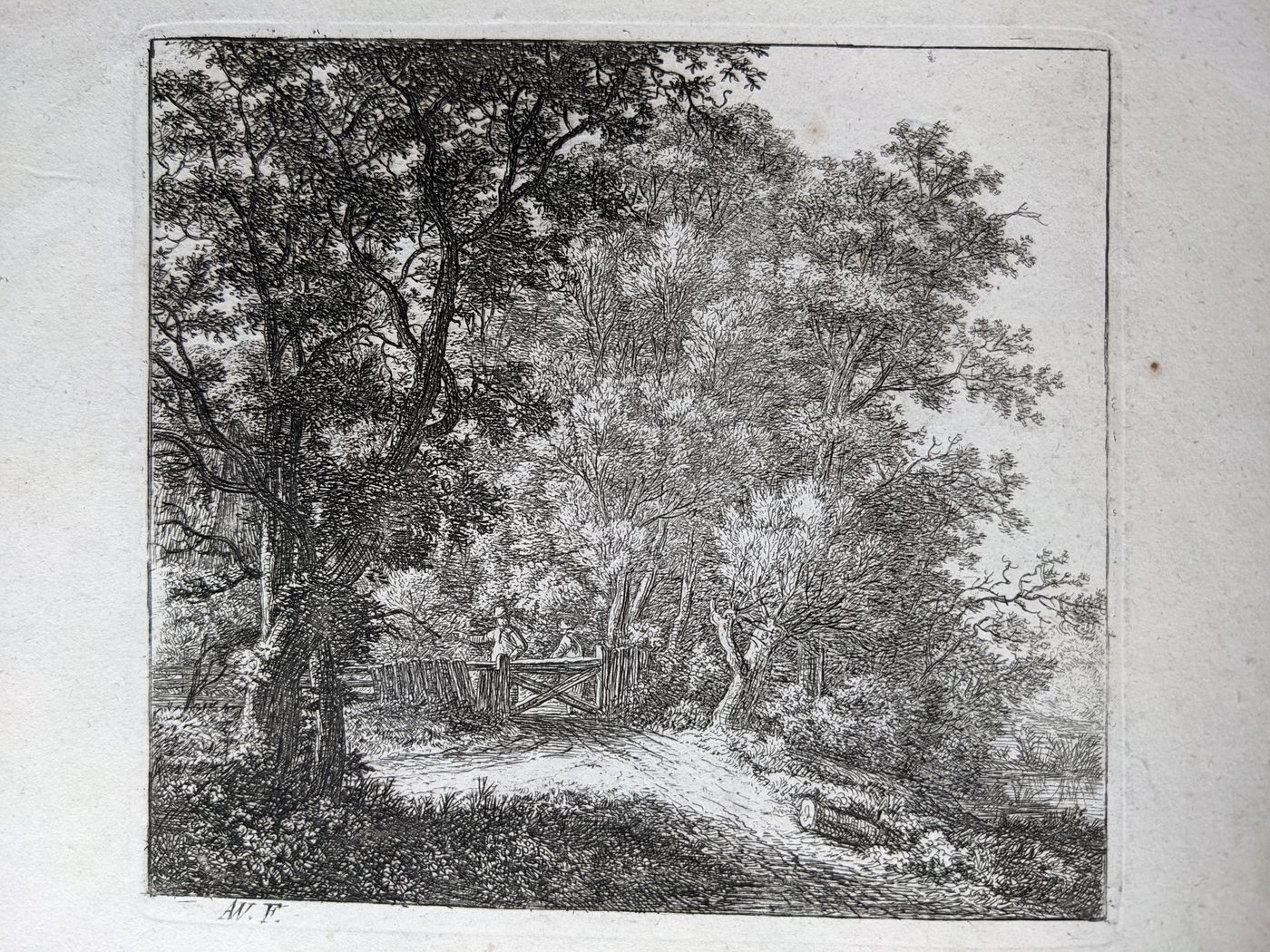 “Les deux hommes à la barrière”