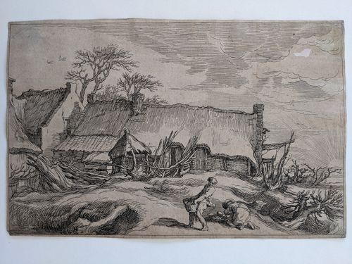 Landscape with farmhouses — Boëtius Adamsz Bolswert