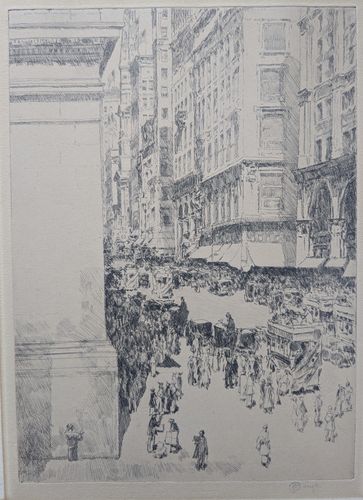 Fifth Avenue, Noon — Childe Hassam