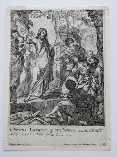 The Raising of Lazarus — Claude Vignon