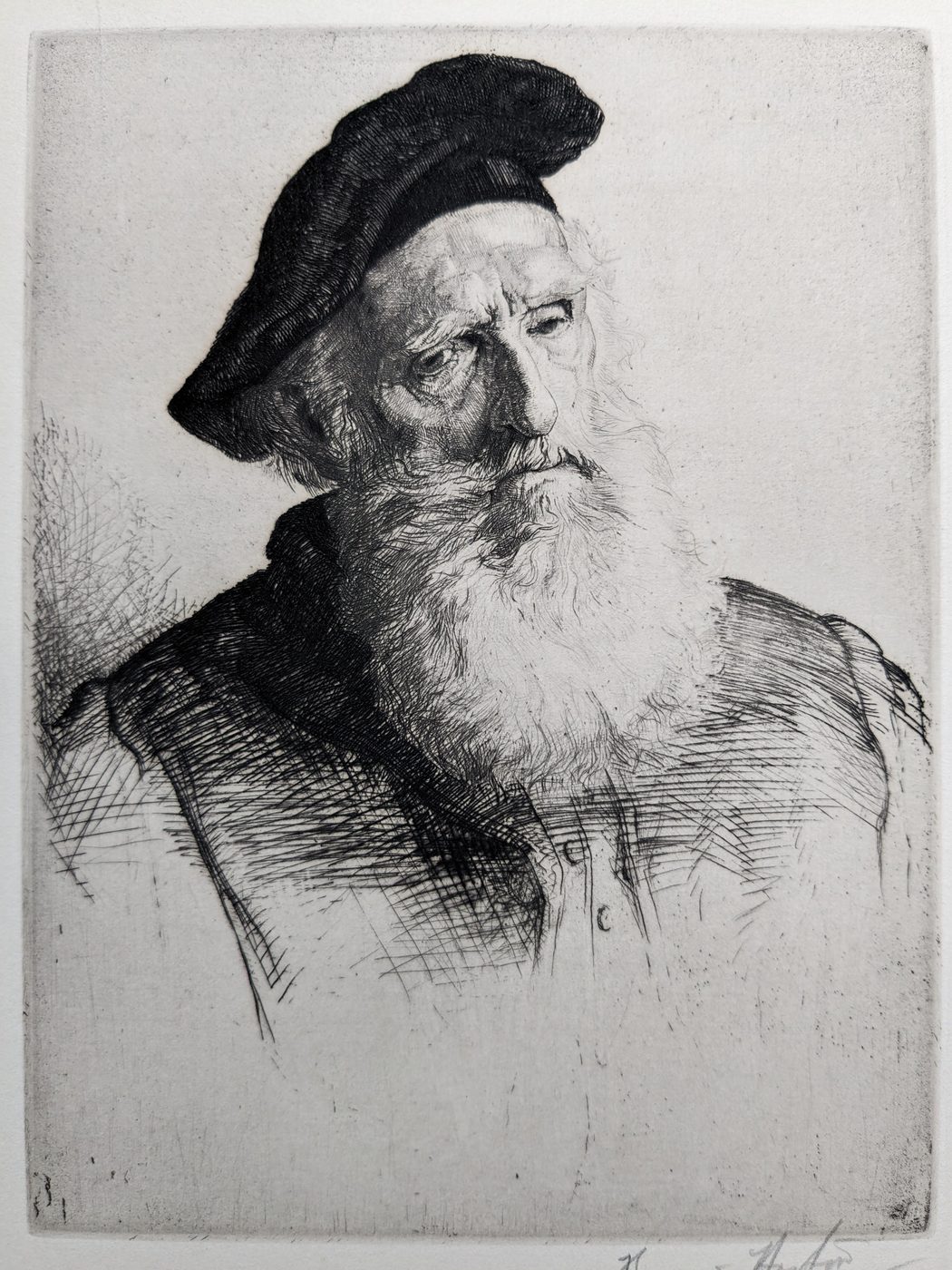 Head of an Old Man (Leslie Moffat Ward)