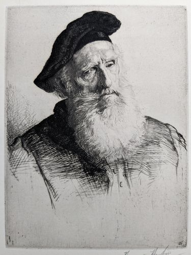 Head of an Old Man (Leslie Moffat Ward) — Edward Bouverie-Hoyton
