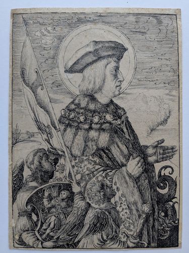 Emperor Maximilian I in the Guise of Saint George — Unknown
