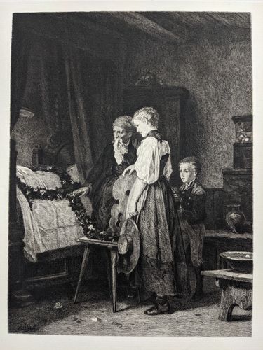 In the House of Mourning — Friedrich Leonhard Meyer