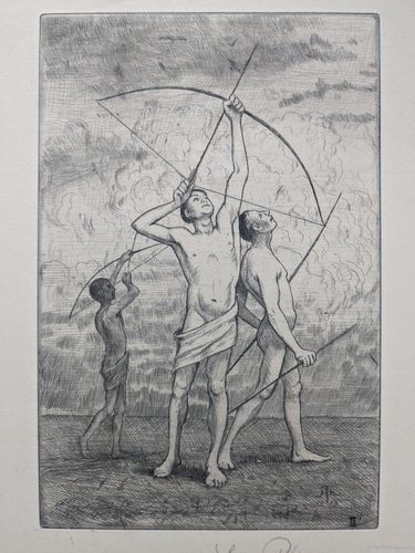 Three Archers — Hans Thoma