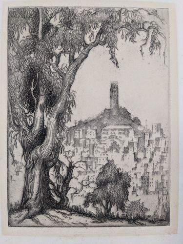 Telegraph Hill from Russian Hill — Harriet Roudebush
