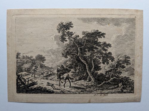 Rider in a storm — Johann Christoph Dietzsch