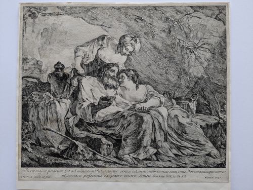 Lot and his daughters — Joseph-Marie Vien