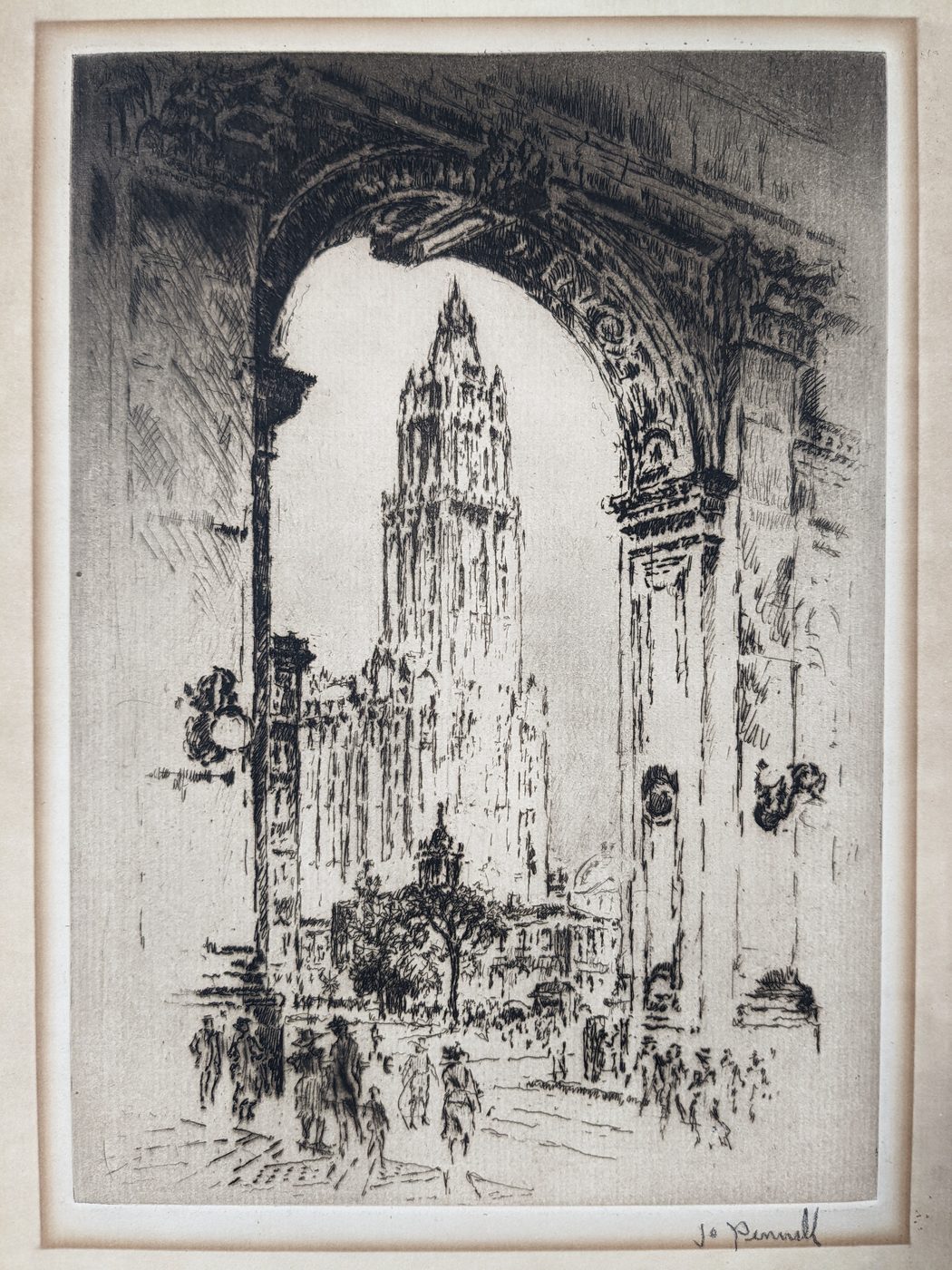 The Woolworth through the Arch