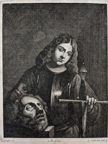 David with the head of Goliath — Lucas Vorsterman II