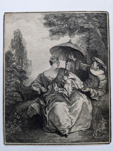 Courting scene — Madeleine Horthemels