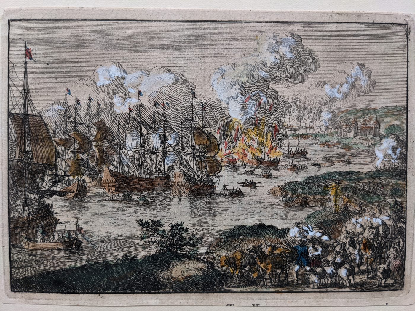 Naval Battle in the Second Anglo-Dutch War
