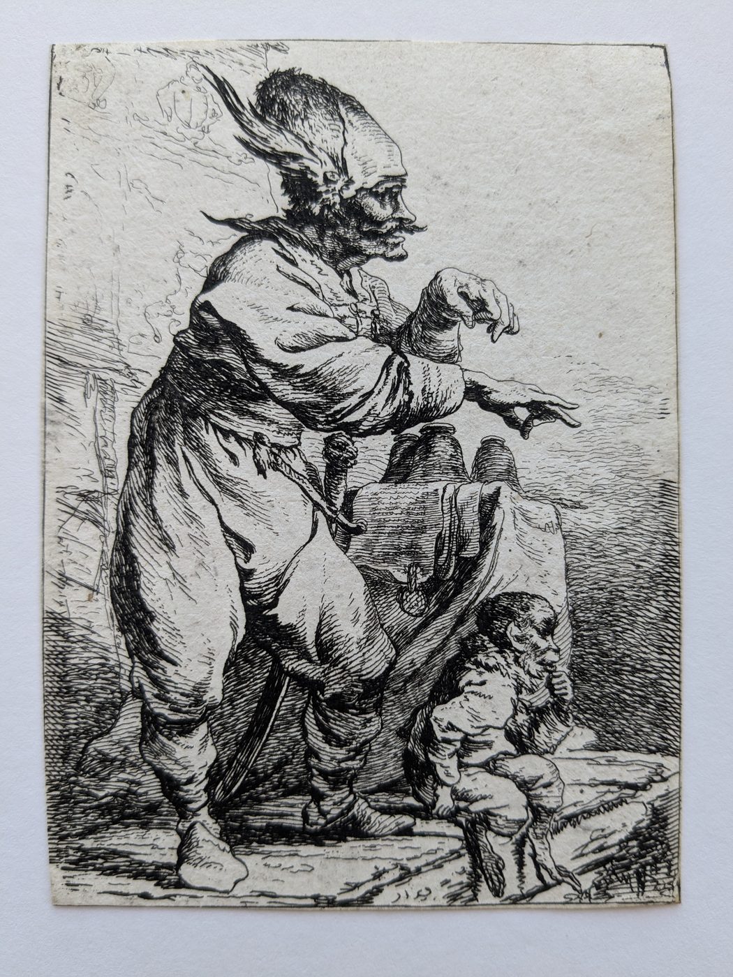 A Performer on a Stage with a Monkey (2nd Suite of Soldiers)