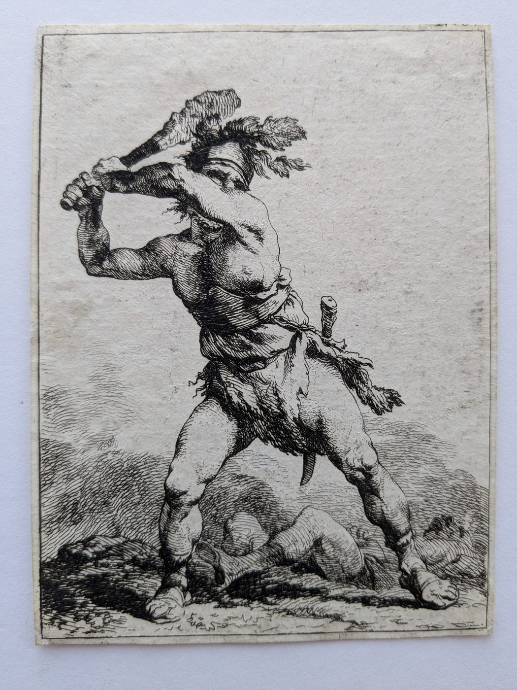 Savage Soldier Swinging a Club (1st Suite of Soldiers)