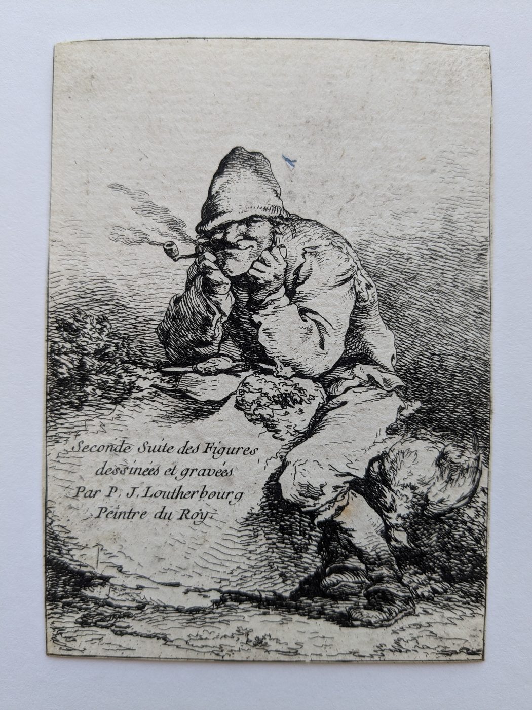 Seated Man Smoking a Pipe (2nd Suite of Soldiers)