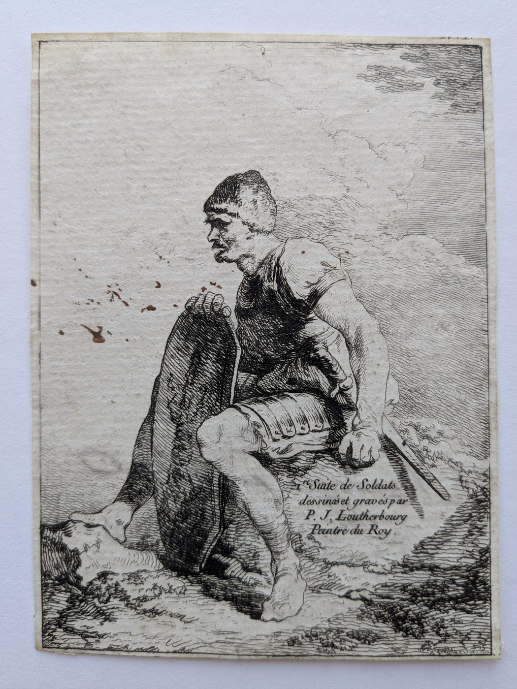 Seated Soldier Holding a Shield (1st Suite of Soldiers)