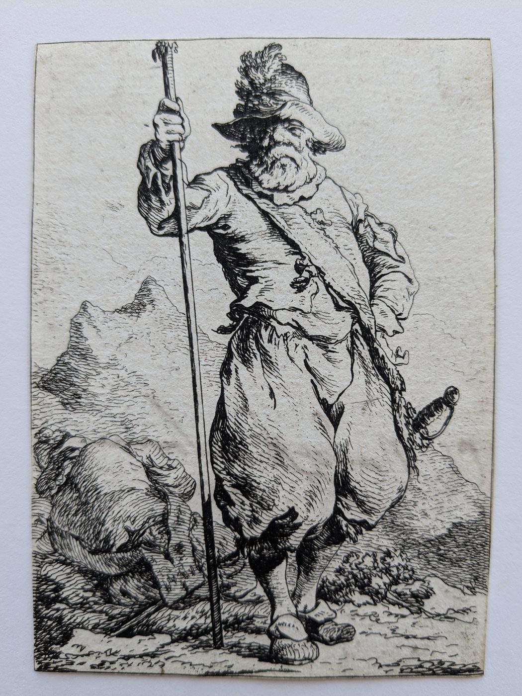 Standing Man Holding a Lance (2nd Suite of Soldiers)