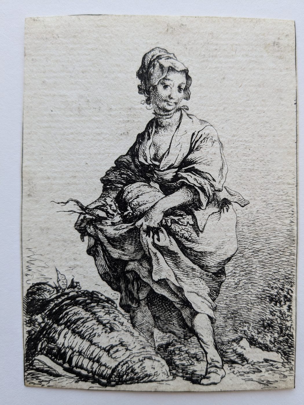 Young Woman Carrying Vegetables (2nd Suite of Soldiers)