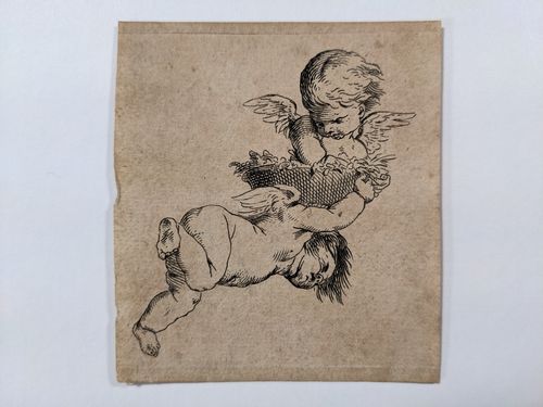 Putti with a basket — Unknown