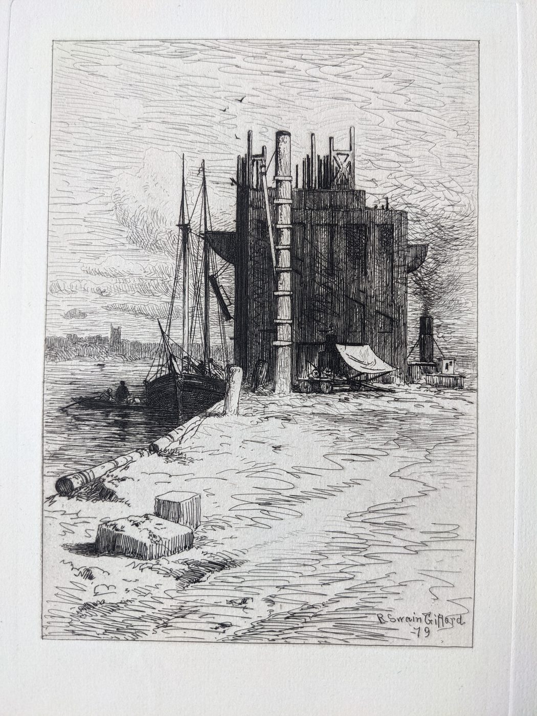 Coal Pockets at New Bedford, Massachusetts
