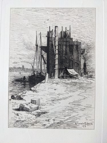 Coal Pockets at New Bedford, Massachusetts — Robert Swain Gifford