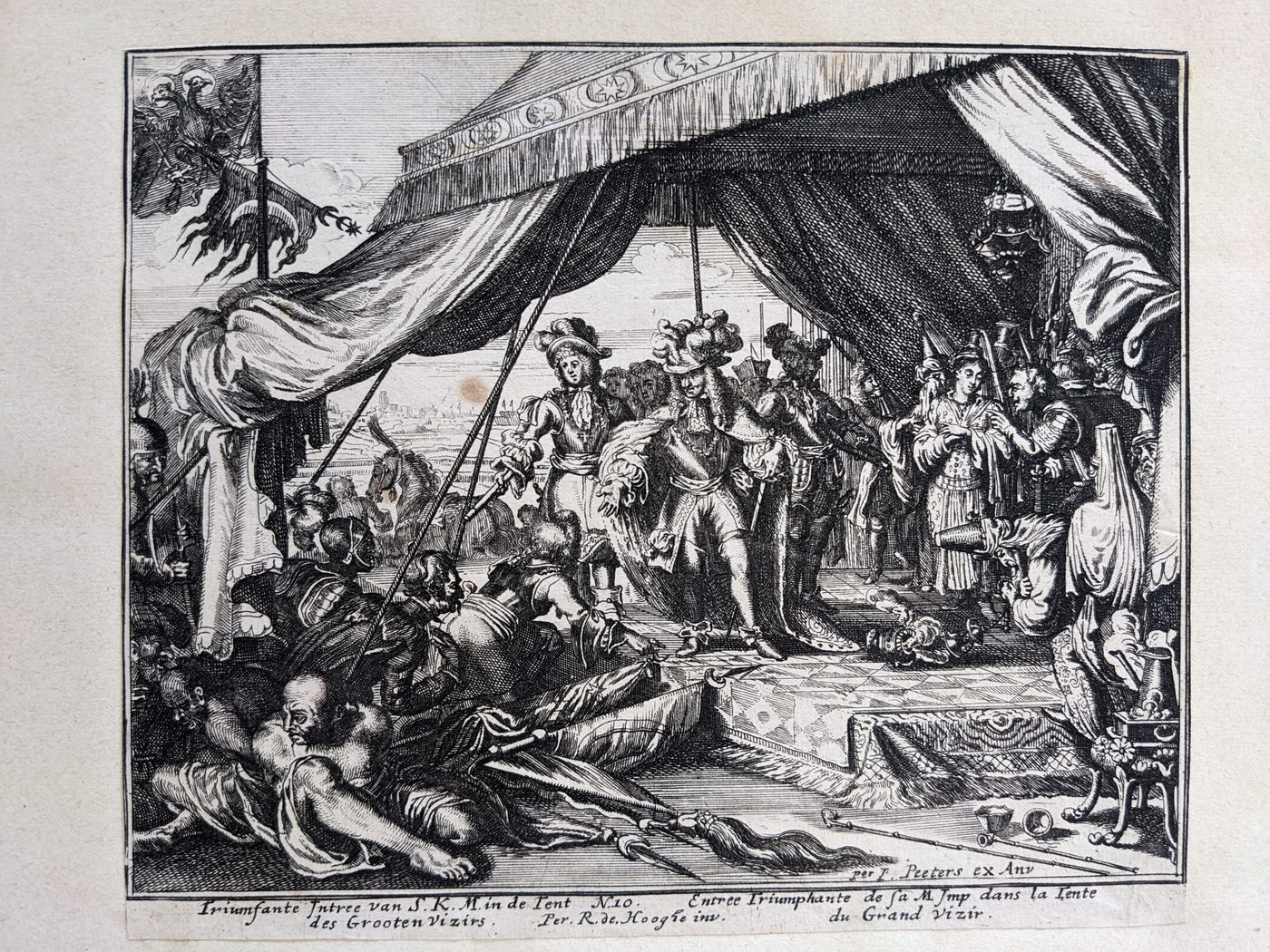 Triumfante Intree van S. K. M. de tent des Grooten Vizirs