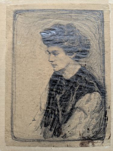 Woman (drawing) — Roxoli Seabury