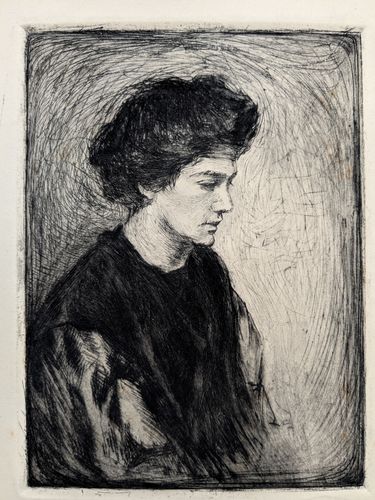 Woman (etching) — Roxoli Seabury