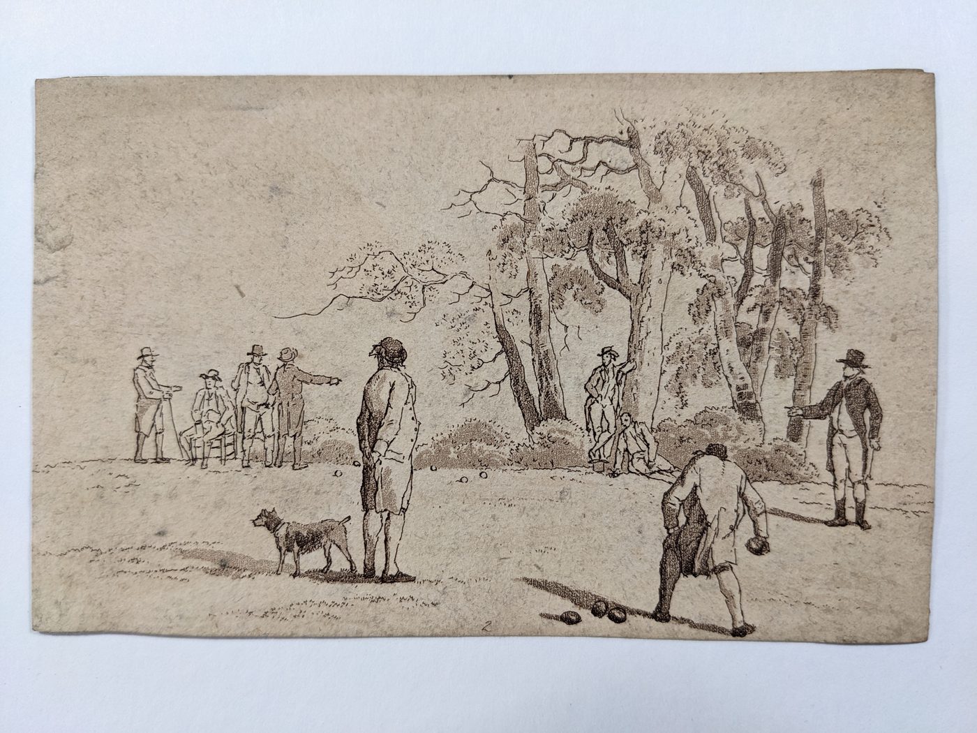 Scene of boules