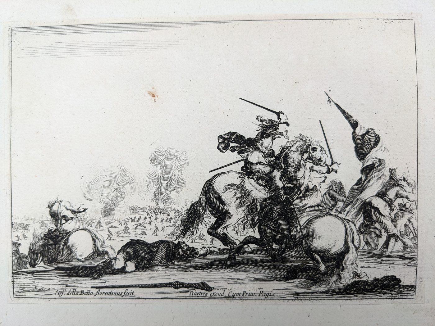 Military skirmish from “Varie figure”