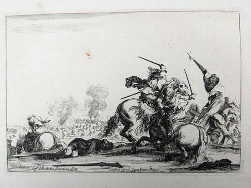 Military skirmish from “Varie figure — Stefano della Bella