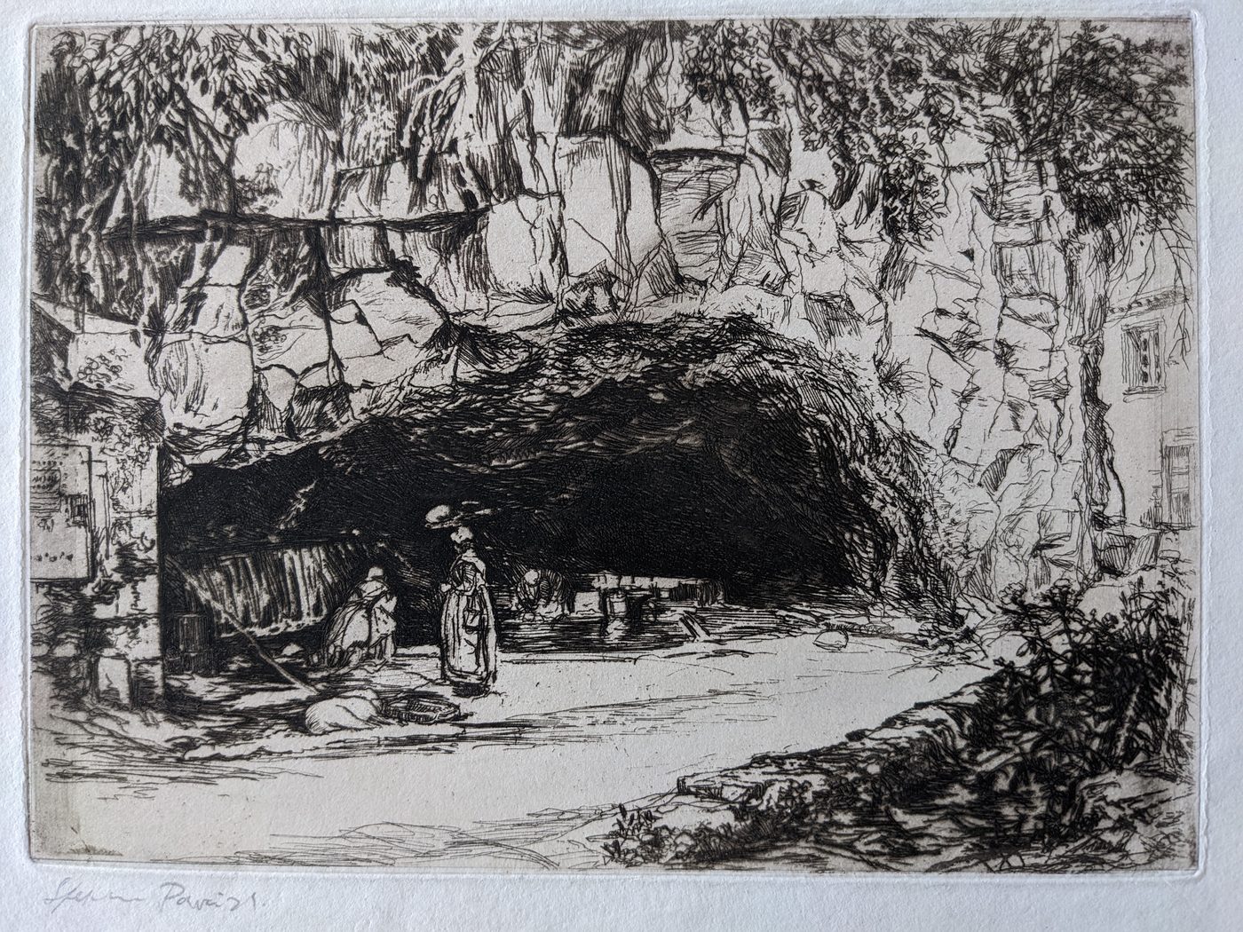 Women in a cave