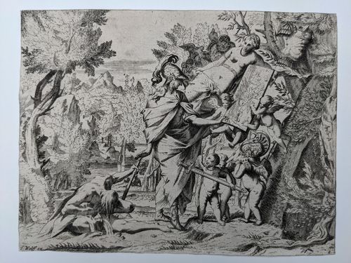 Venus giving arms to Aeneas — Unknown