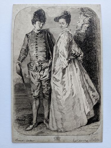 Aristocratic couple — W Marks