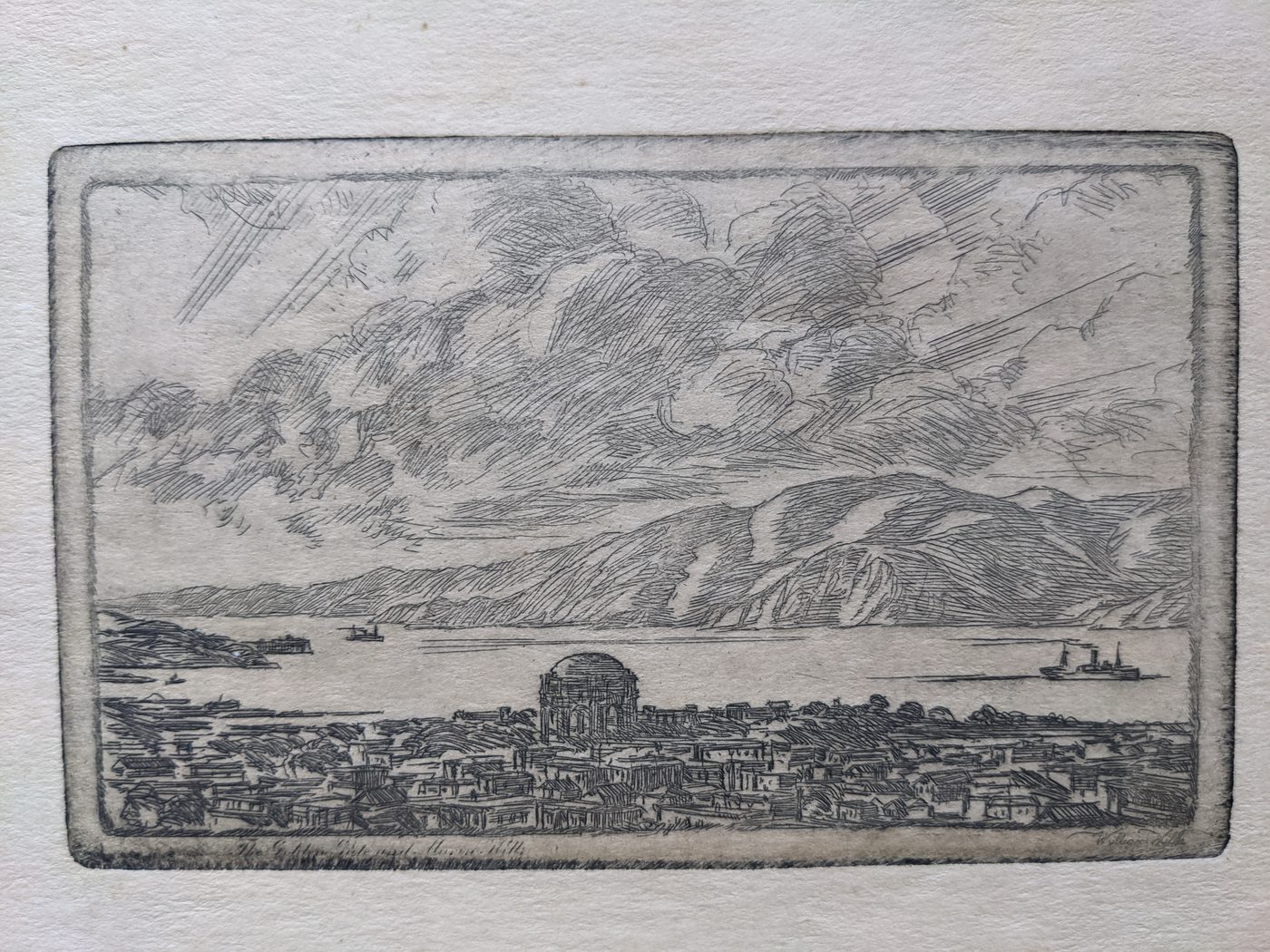 “The Golden Gate and Marin Hills”